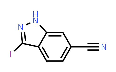 CAS No. 906000-39-3, 3-Iodo-1H-indazole-6-carbonitrile
