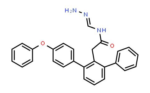 CAS No. 906072-41-1, [1,1':3',1''-Terphenyl]-2'-acetamide, N-(aminoiminomethyl)-4-phenoxy- (9CI)