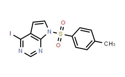 CAS No. 906092-45-3, 4-Iodo-7-(4-methylbenzenesulfonyl)-7H-pyrrolo[2,3-d]pyrimidine