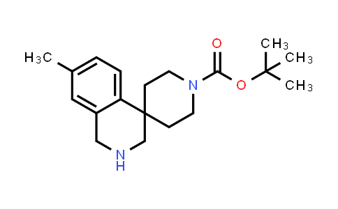 CAS No. 906369-89-9, tert-Butyl 7-methyl-2,3-dihydro-1H-spiro[isoquinoline-4,4'-piperidine]-1'-carboxylate