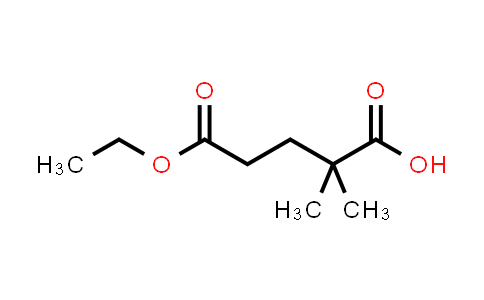 CAS No. 90647-59-9, 5-Ethoxy-2,2-dimethyl-5-oxopentanoic acid