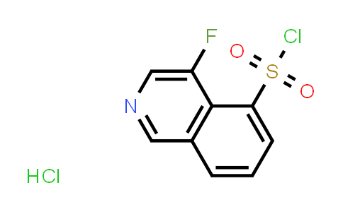 CAS No. 906820-08-4, 4-Fluoroisoquinoline-5-sulfonyl chloride hydrochloride
