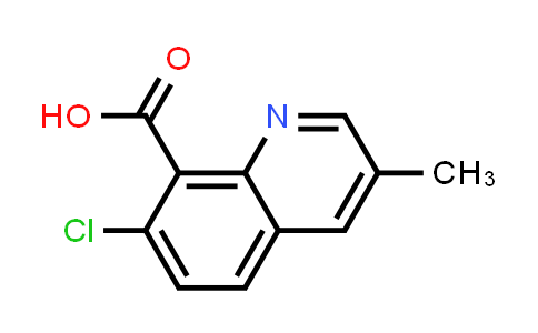 CAS No. 90717-03-6, 7-Chloro-3-methylquinoline-8-carboxylic acid