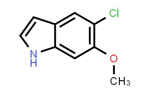 CAS No. 90721-60-1, 5-Chloro-6-methoxy-1H-indole