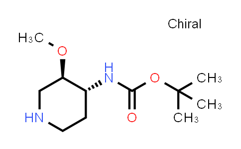 CAS No. 907544-18-7, tert-Butyl ((3R,4R)-3-methoxypiperidin-4-yl)carbamate