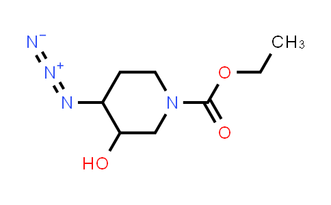 CAS No. 907545-69-1, Ethyl 4-azido-3-hydroxypiperidine-1-carboxylate