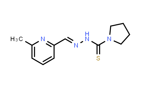 CAS No. 907549-72-8, 1-Pyrrolidinecarbothioic acid, [(6-methyl-2-pyridinyl)methylene]hydrazide