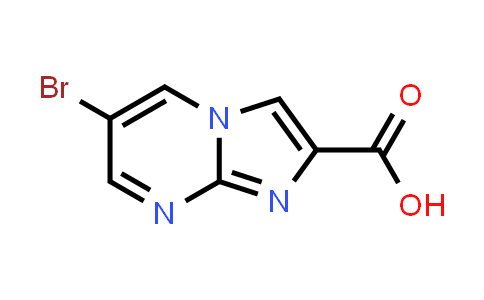 CAS No. 907945-69-1, 6-Bromoimidazo[1,2-a]pyrimidine-2-carboxylic acid