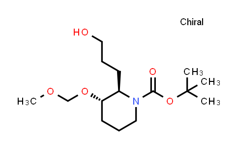 DY579108 | 908599-39-3 | tert-Butyl (2R,3S)-2-(3-hydroxypropyl)-3-(methoxymethoxy)piperidine-1-carboxylate