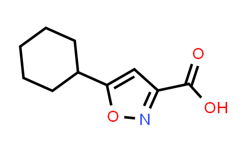 CAS No. 908856-66-6, 5-Cyclohexylisoxazole-3-carboxylic acid