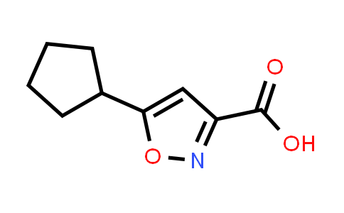 CAS No. 908856-67-7, 5-Cyclopentylisoxazole-3-carboxylic acid