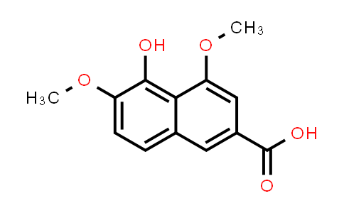 CAS No. 909130-15-0, 2-Naphthalenecarboxylic acid, 5-hydroxy-4,6-dimethoxy-