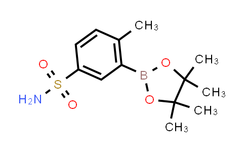 CAS No. 909187-69-5, 4-Methyl-3-(4,4,5,5-tetramethyl-1,3,2-dioxaborolan-2-yl)benzenesulfonamide
