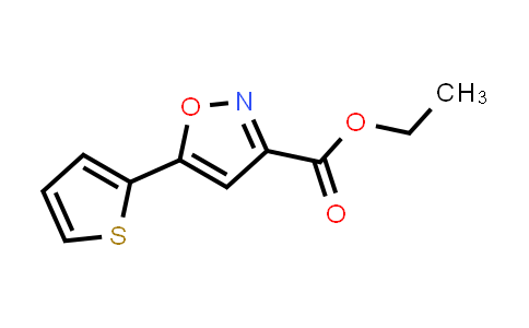 CAS No. 90924-54-2, Ethyl 5-(thiophen-2-yl)isoxazole-3-carboxylate