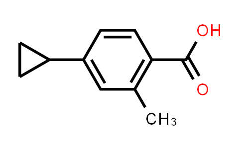 CAS No. 909698-10-8, 4-Cyclopropyl-2-methylbenzoic acid