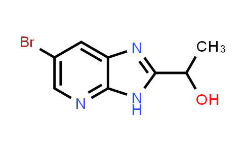 CAS No. 909768-32-7, 1-(6-Bromo-3H-imidazo[4,5-b]pyridin-2-yl)ethan-1-ol