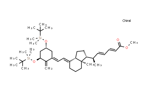 CAS No. 910133-58-3, (R,2E,4E)-methyl 6-((1R,3aS,7aR,E)-4-((E)-2-((3S,5R)-3,5-bis((tert-butyldimethylsilyl)oxy)-2-methylenecyclohexylidene)ethylidene)-7a-methyloctahydro-1H-inden-1-yl)hepta-2,4-dienoate
