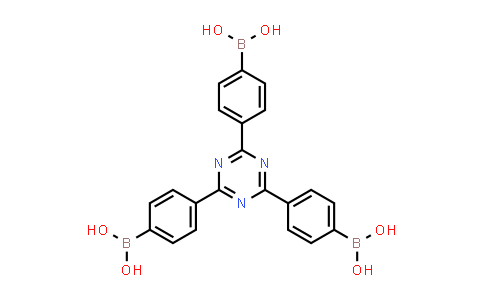 CAS No. 910231-21-9, ((1,3,5-Triazine-2,4,6-triyl)tris(benzene-4,1-diyl))triboronic acid