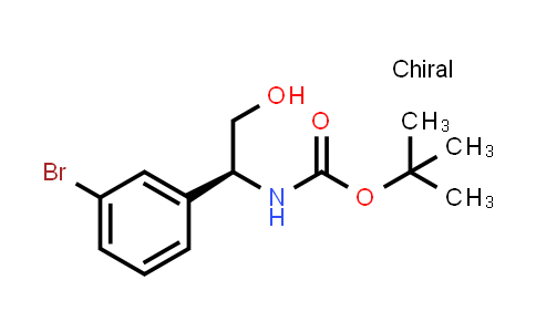 CAS No. 910308-92-8, (S)-tert-Butyl (1-(3-bromophenyl)-2-hydroxyethyl)carbamate