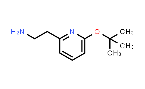 CAS No. 910380-87-9, 2-Pyridineethanamine, 6-(1,1-dimethylethoxy)-