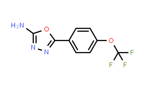 CAS No. 910442-23-8, 5-[4-(Trifluoromethoxy)phenyl]-1,3,4-oxadiazol-2-amine