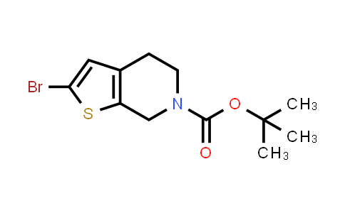 DY579245 | 910443-31-1 | tert-Butyl 2-bromo-4H,5H,6H,7H-thieno[2,3-c]pyridine-6-carboxylate