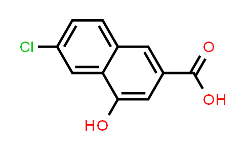 CAS No. 91058-94-5, 2-Naphthalenecarboxylic acid, 6-chloro-4-hydroxy-