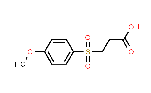 CAS No. 91062-23-6, 3-((4-Methoxyphenyl)sulfonyl)propanoic acid