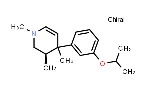 CAS No. 911104-89-7, Pyridine, 1,2,3,4-tetrahydro-1,3,4-trimethyl-4-[3-(1-methylethoxy)phenyl]-, (3R)-