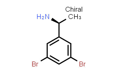 CAS No. 911426-09-0, Benzenemethanamine, 3,5-dibromo-α-methyl-, (αS)-