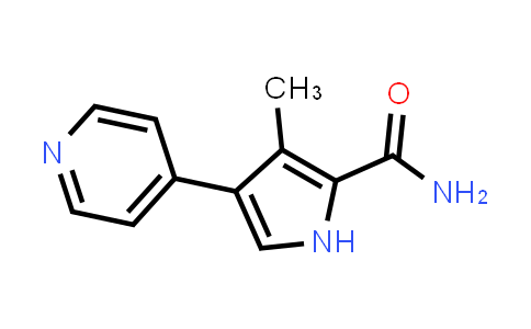 CAS No. 911467-80-6, 3-Methyl-4-(4-pyridinyl)-1H-pyrrole-2-carboxamide