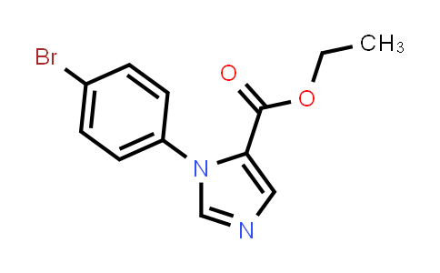 CAS No. 911641-38-8, Ethyl 1-(4-bromophenyl)-1H-imidazole-5-carboxylate