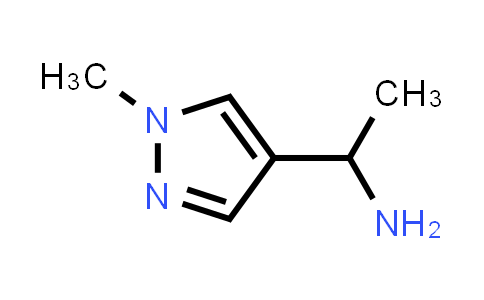 CAS No. 911788-33-5, [1-(1-methyl-1H-pyrazol-4-yl)ethyl]amine