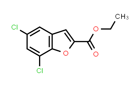CAS No. 91183-47-0, Ethyl 5,7-dichlorobenzofuran-2-carboxylate