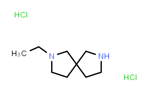 CAS No. 91188-35-1, 2,7-Diazaspiro[4.4]nonane, 2-ethyl-, (Hydrochloride) (1:2) （or 2,7-Diazaspiro[4.4]nonane, 2-ethyl-, (dihydrochloride) (9CI)）