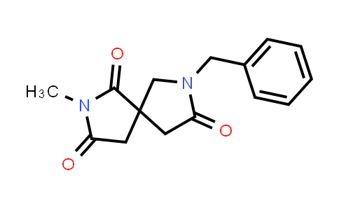 CAS No. 91189-25-2, 2,7-Diazaspiro[4.4]nonane-1,3,8-trione, 2-methyl-7-(phenylmethyl)-