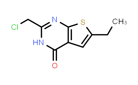 CAS No. 91225-68-2, 2-Chloromethyl-6-ethyl-3H-thieno[2,3-d]pyrimidin-4-one