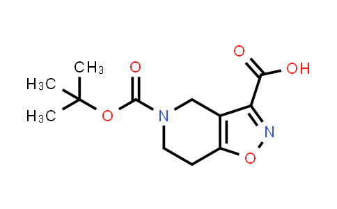 CAS No. 912265-93-1, 5-[(tert-Butoxy)carbonyl]-4H,5H,6H,7H-[1,2]oxazolo[4,5-c]pyridine-3-carboxylic acid