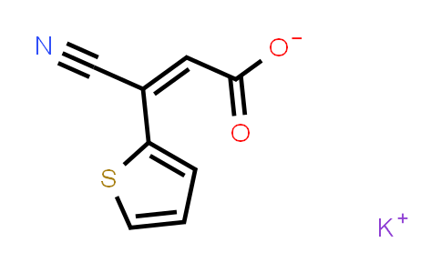 CAS No. 912368-67-3, Potassium (Z)-3-cyano-3-(thiophen-2-yl)acrylate
