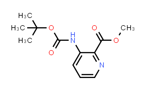 CAS No. 912369-42-7, Methyl 3-((tert-butoxycarbonyl)amino)picolinate