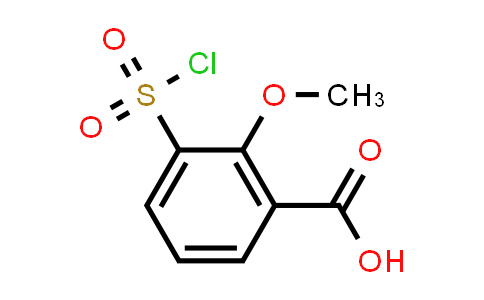 CAS No. 912577-38-9, 3-(Chlorosulfonyl)-2-methoxybenzoic acid