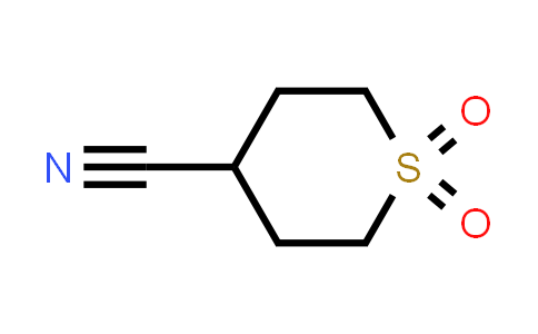 CAS No. 912578-71-3, Tetrahydro-2H-thiopyran-4-carbonitrile 1,1-dioxide