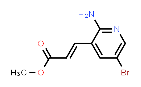 MC579420 | 912760-74-8 | Methyl 3-(2-amino-5-bromopyridin-3-yl)acrylate