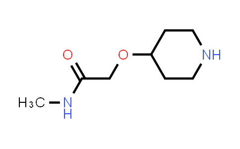 CAS No. 912761-44-5, N-Methyl-2-(piperidin-4-yloxy)acetamide