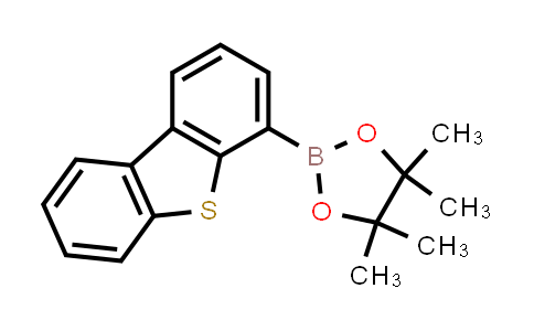 CAS No. 912824-84-1, 2-(Dibenzo[b,d]thiophen-4-yl)-4,4,5,5-tetramethyl-1,3,2-dioxaborolane