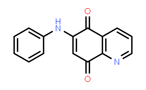 CAS No. 91300-60-6, 6-(Phenylamino)quinoline-5,8-dione