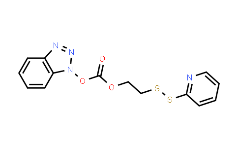 CAS No. 913168-10-2, 1H-Benzo[d][1,2,3]triazol-1-yl (2-(pyridin-2-yldisulfanyl)ethyl) carbonate