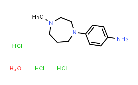 CAS No. 913830-33-8, 4-(4-Methyl-1,4-diazepan-1-yl)aniline trihydrochloride hydrate
