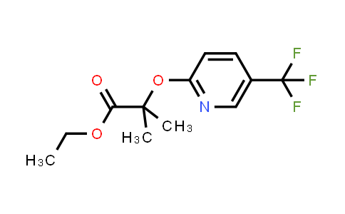 CAS No. 913849-17-9, Propanoic acid, 2-methyl-2-[[5-(trifluoromethyl)-2-pyridinyl]oxy]-, ethyl ester