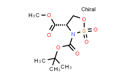 CAS No. 913979-52-9, 3-(tert-Butyl) 4-methyl (S)-1,2,3-oxathiazolidine-3,4-dicarboxylate 2,2-dioxide